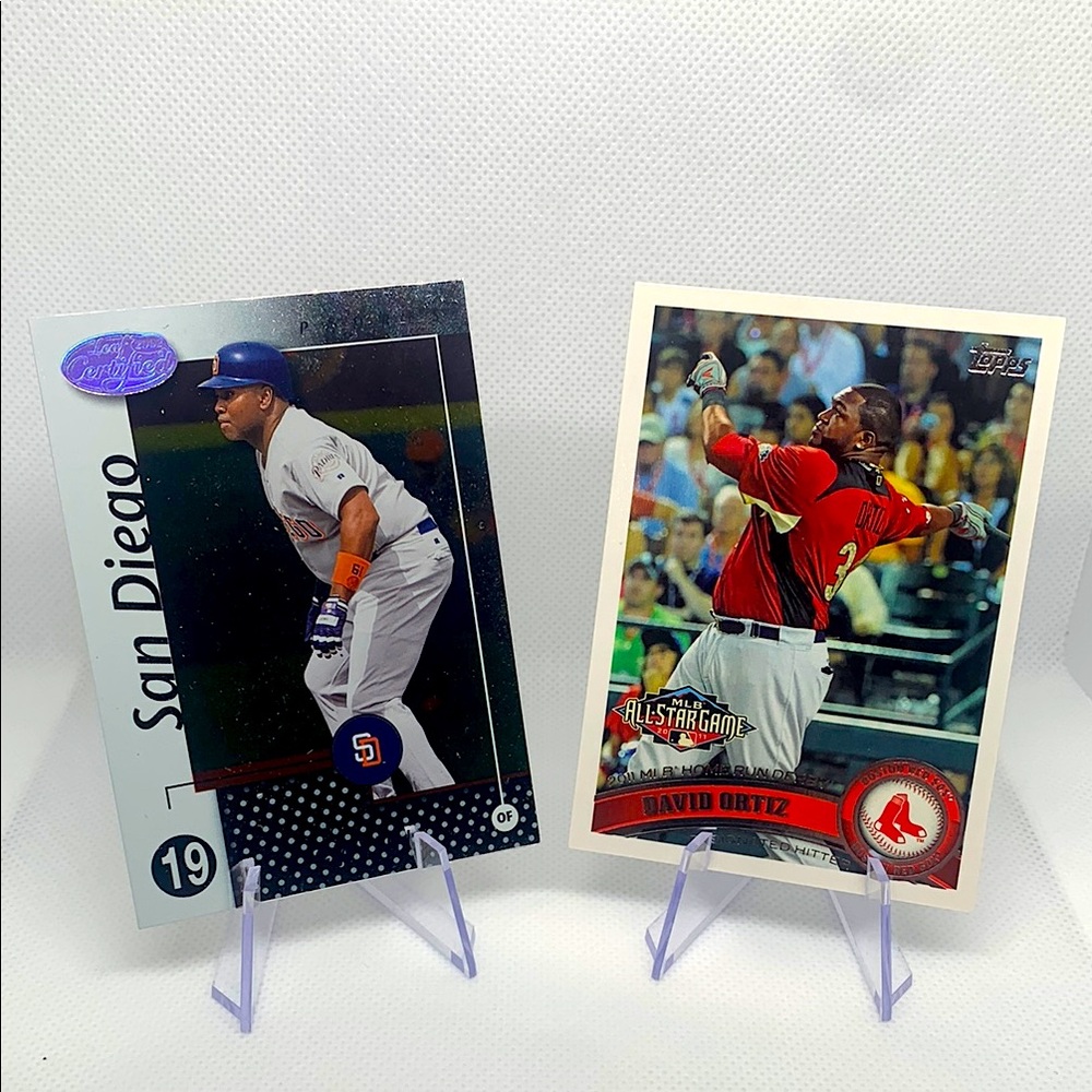 David Ortiz MLB All-Star Game & Tony Gwynn Donruss Cards Perfect In Cases Shown!